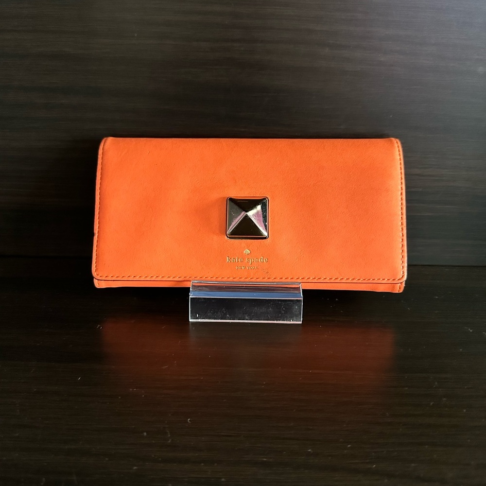 Kate Spade New Bond Street Cyndy Flap Wallet - Flo Coral
